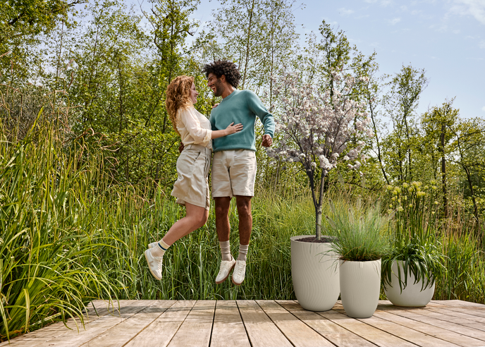 sereh hoog 40cm paddenstoel beige